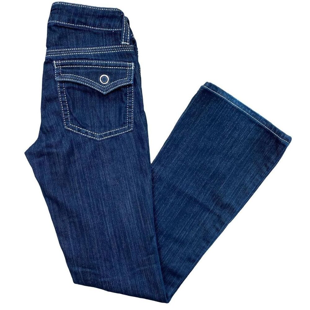 Cache Women's Blue and Navy Jeans